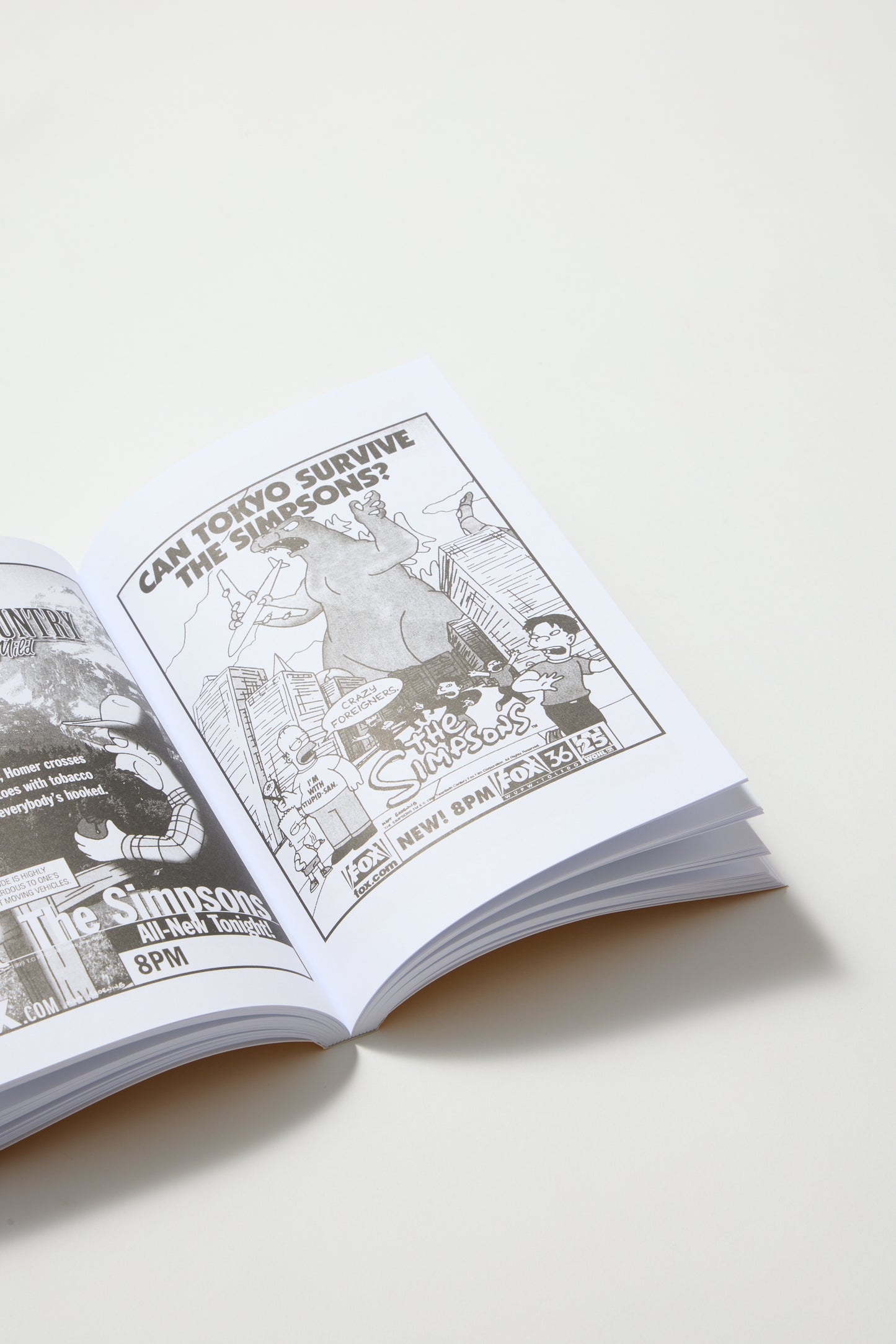 A Compendium Of Print Adversiting from The Simpson