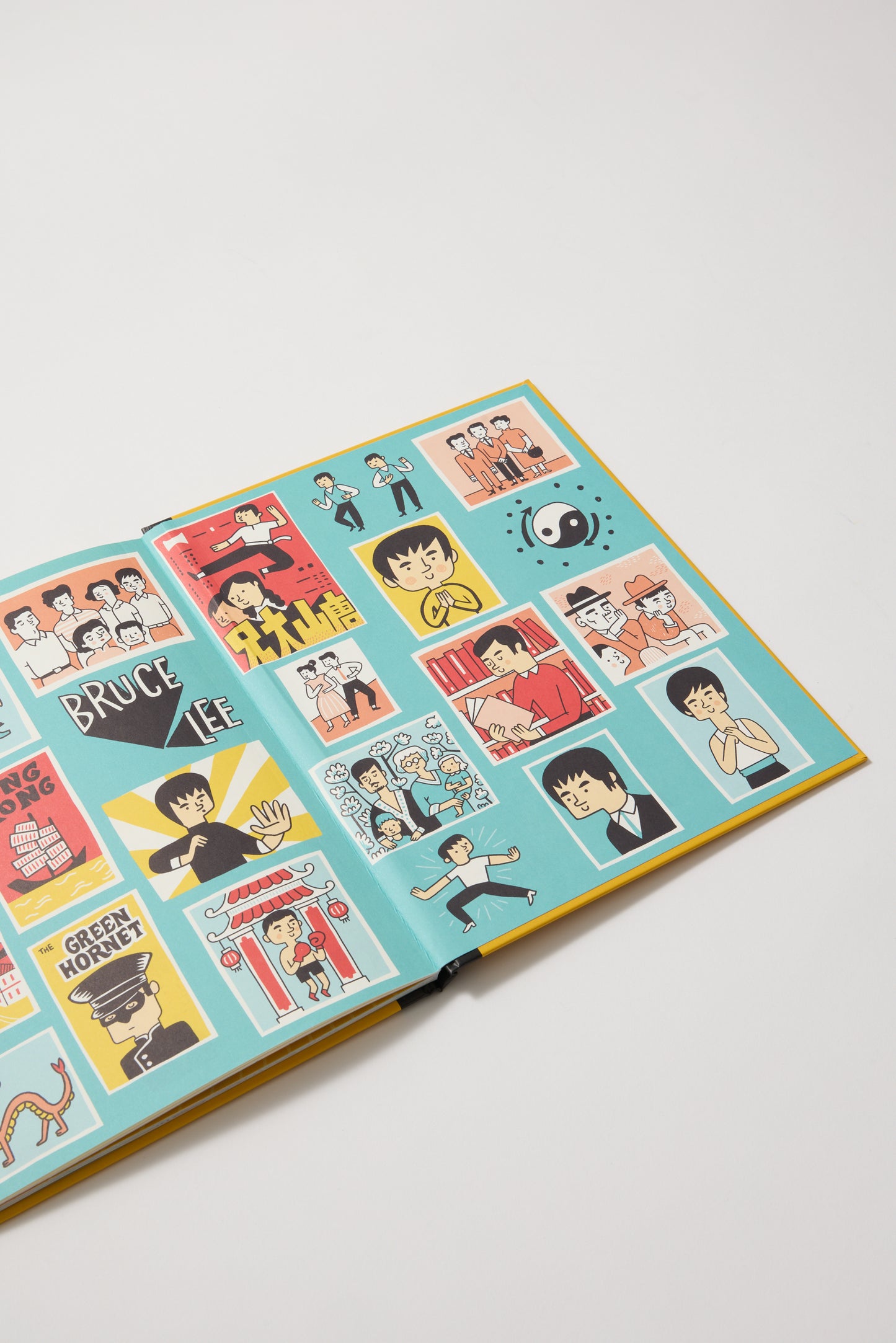 Pequeño y grande Bruce Lee