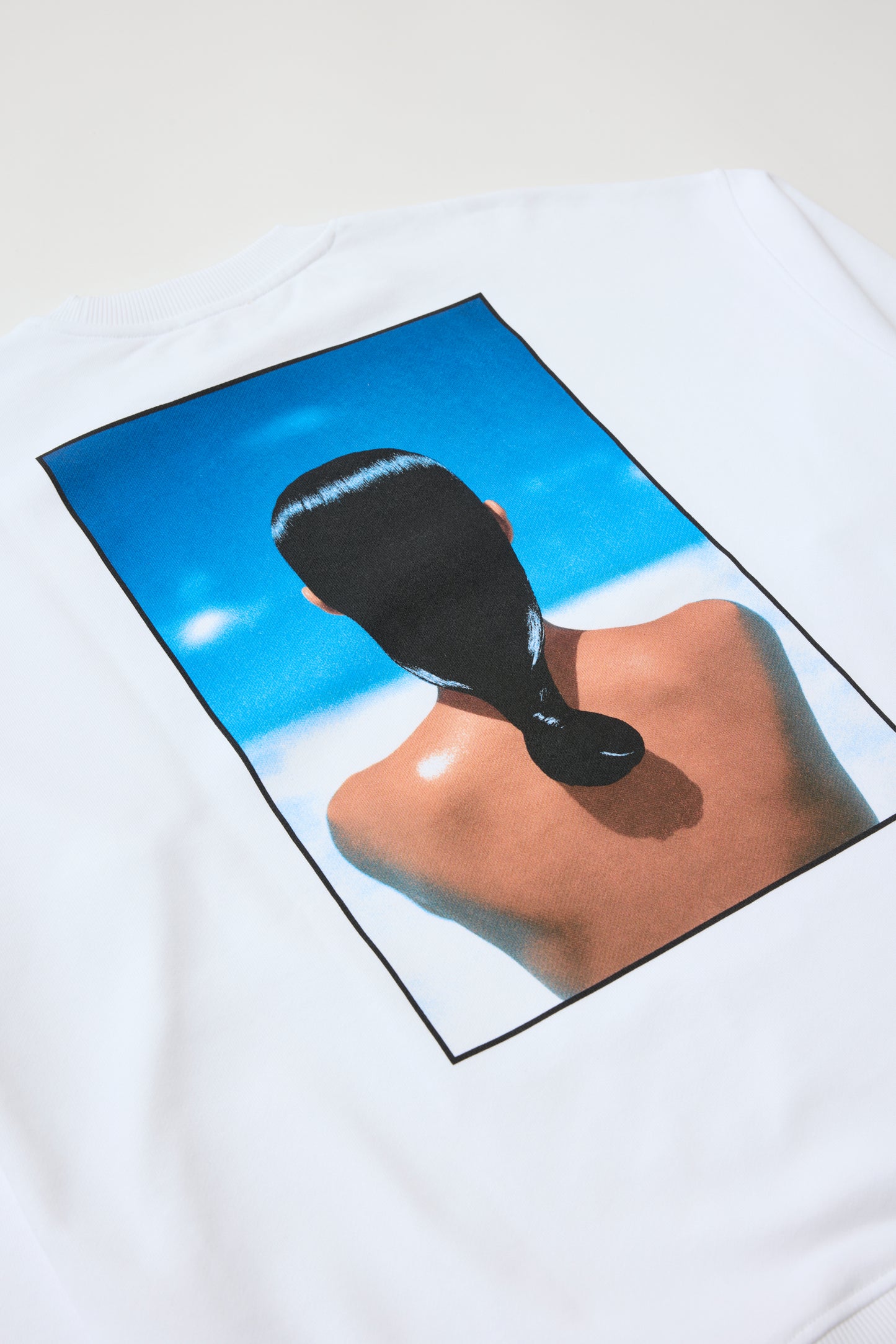 Sudadera blanca Vogue Marie Helvin