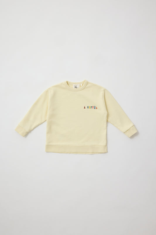 Yellow sweatshirt for boys "SILO"
