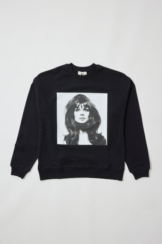 Sudadera negra Jean Shrimpton