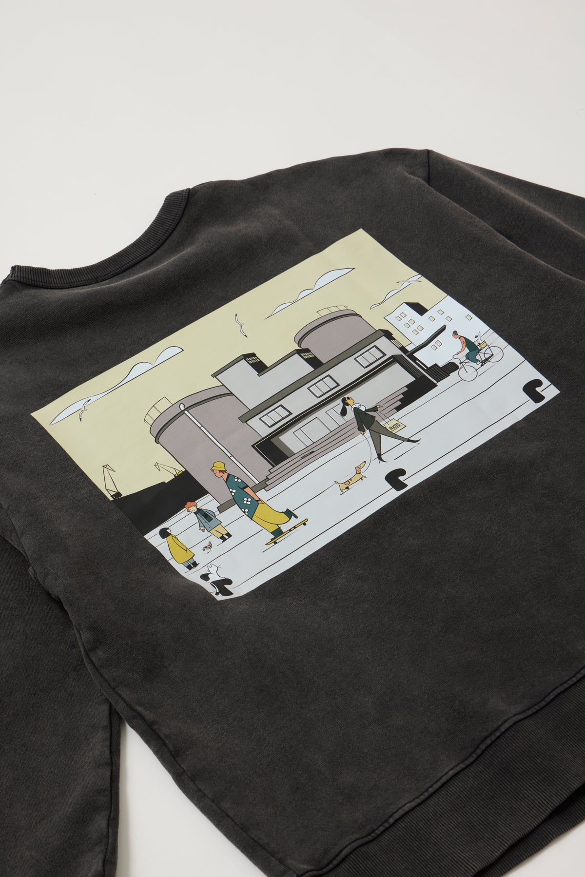 Sudadera gris adulto "SILO"