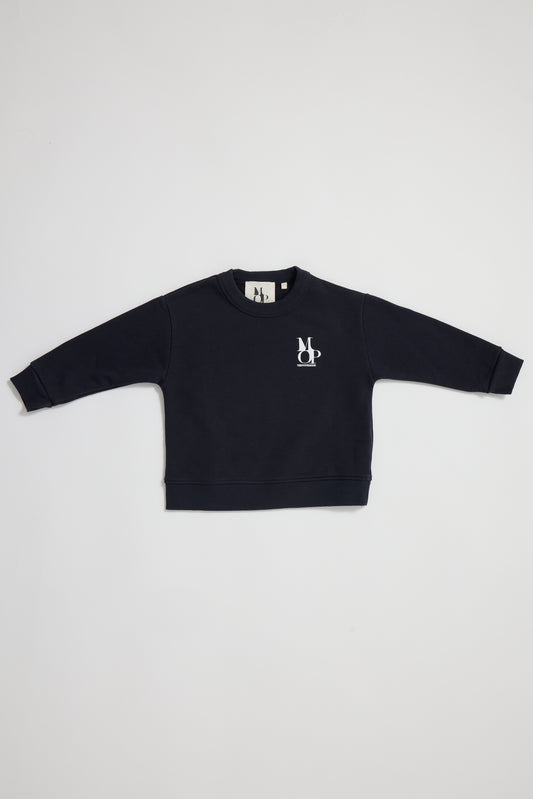 Sudadera navy niño "Escaleras"