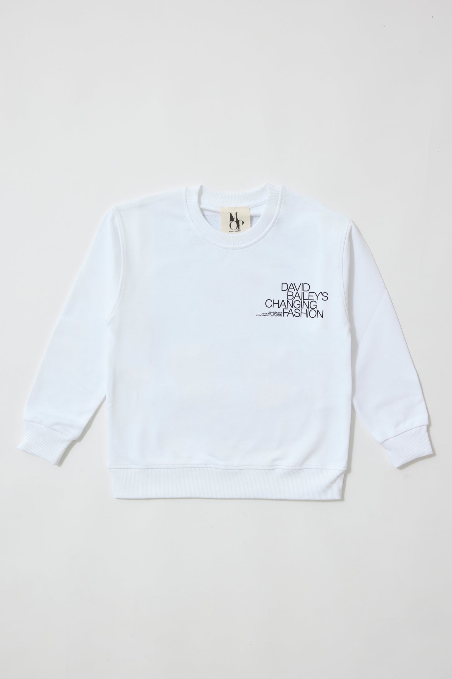 White Vogue Marie Helvin kids sweatshirt
