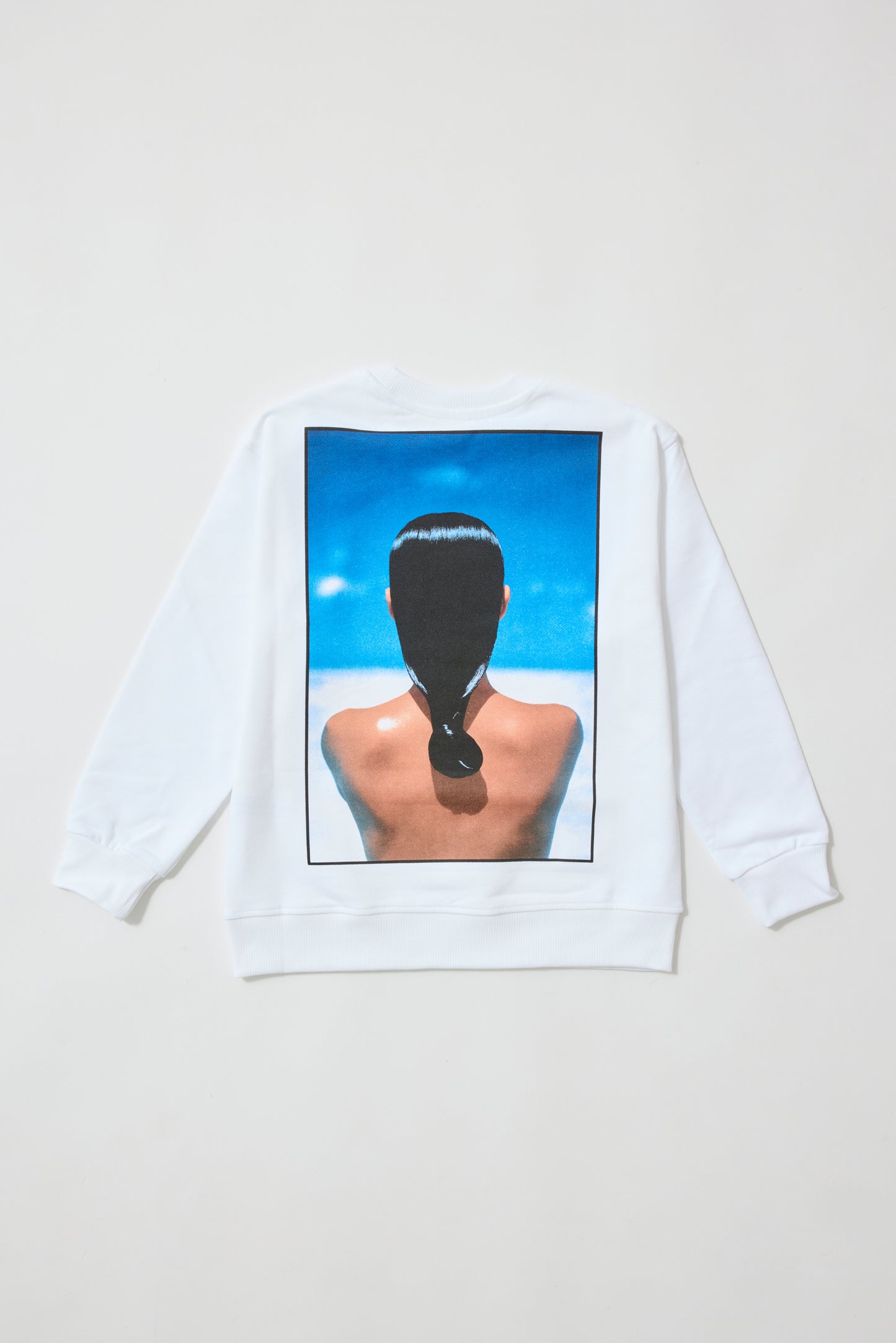 White Vogue Marie Helvin kids sweatshirt