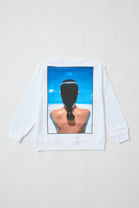 Sudadera infantil branca de Vogue Marie Helvin