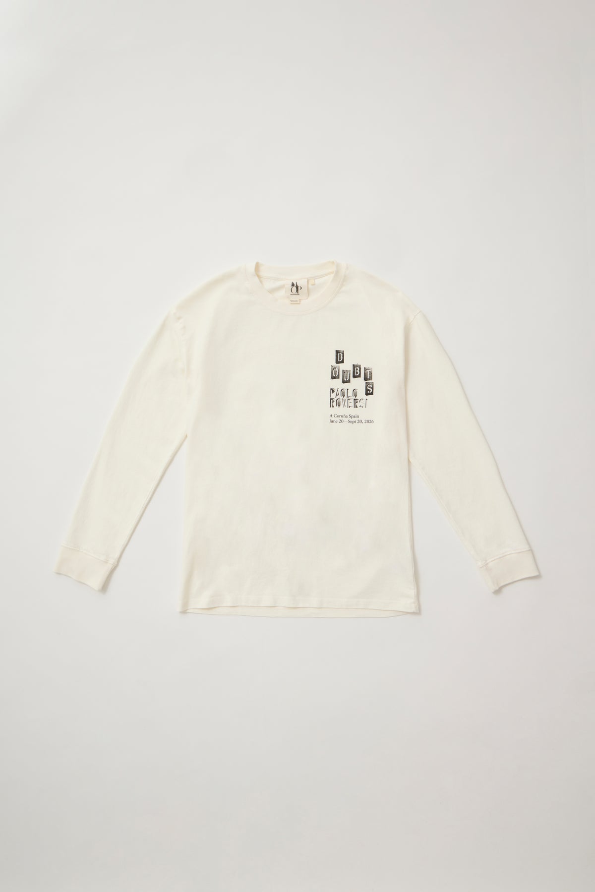Camiseta manga larga Doubts, París 2026 © Paolo Roversi for d la Repubblica