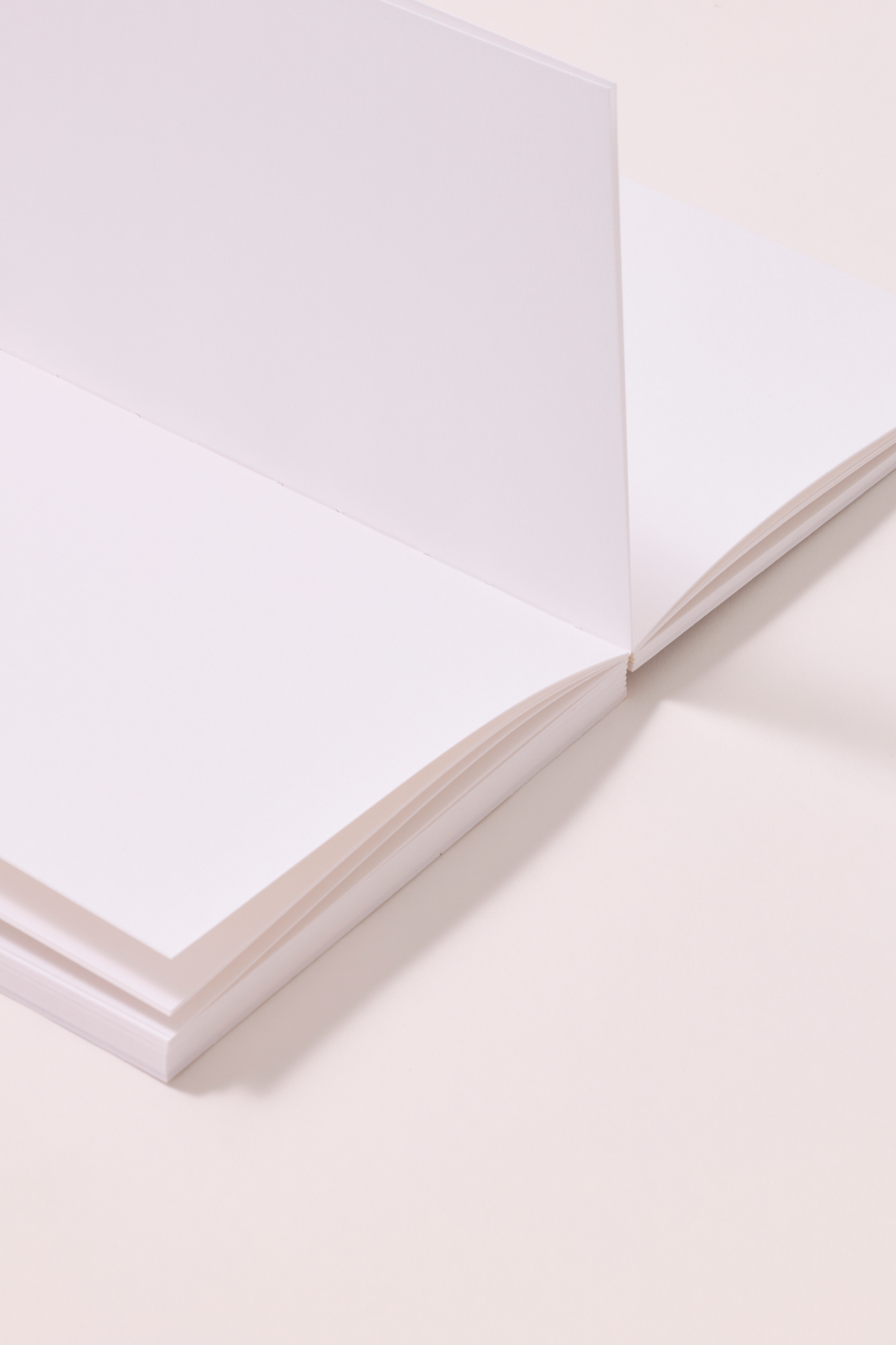 White stitched spine notebook