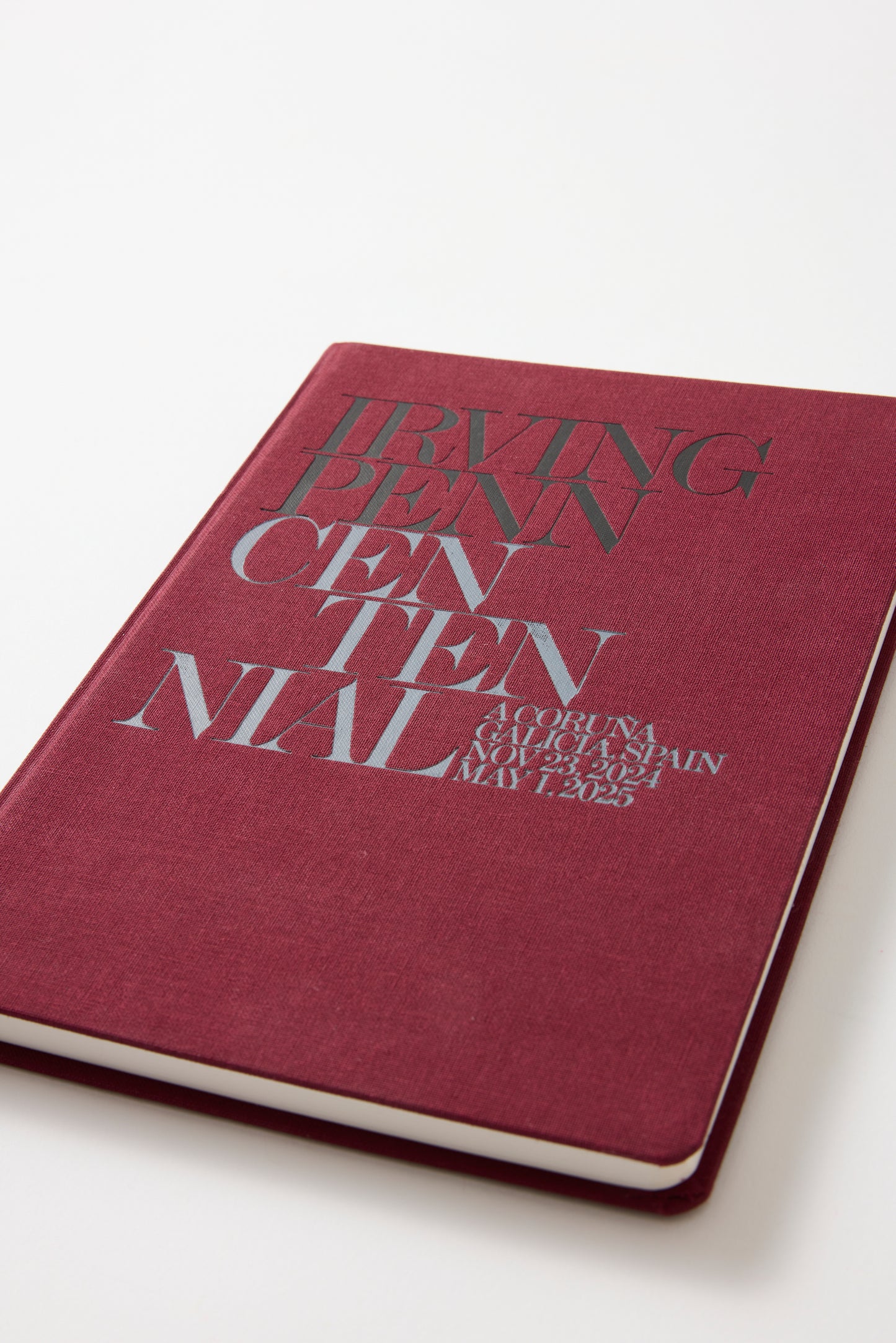 Irving Penn Burgundy Covered Notebook