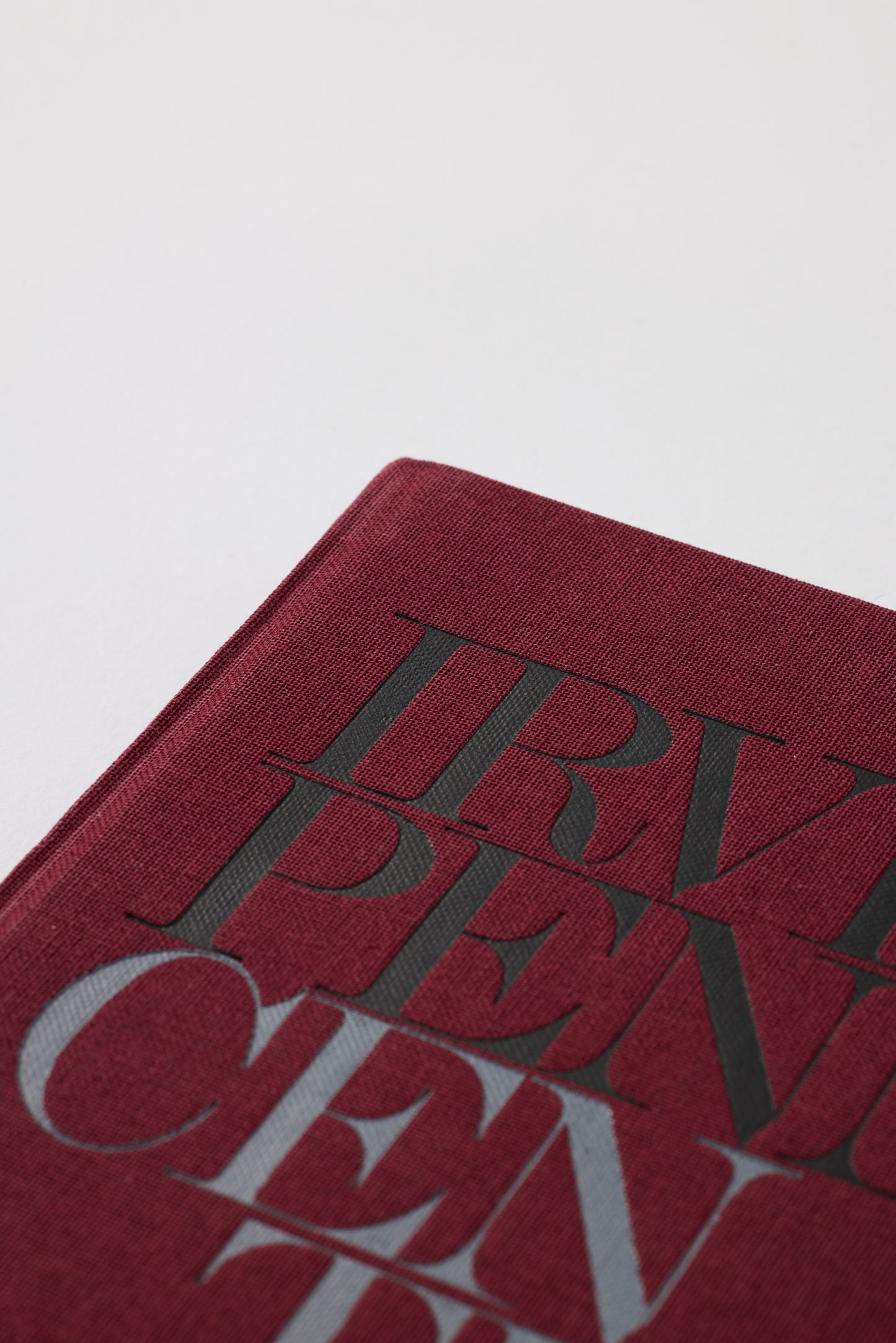 Irving Penn Burgundy Covered Notebook