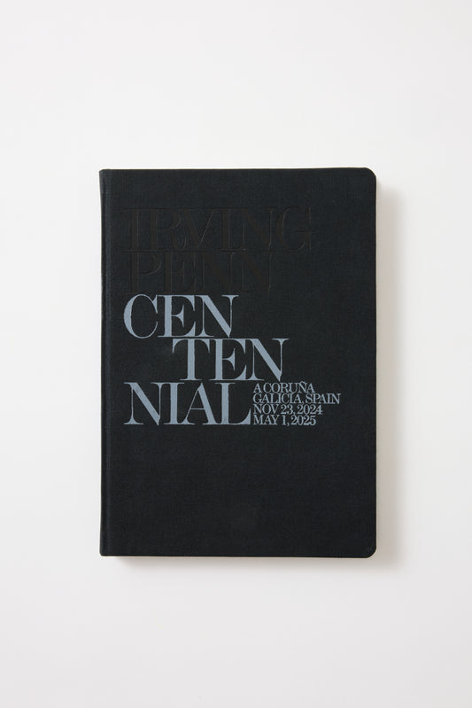 Irving Penn black canvas notebook