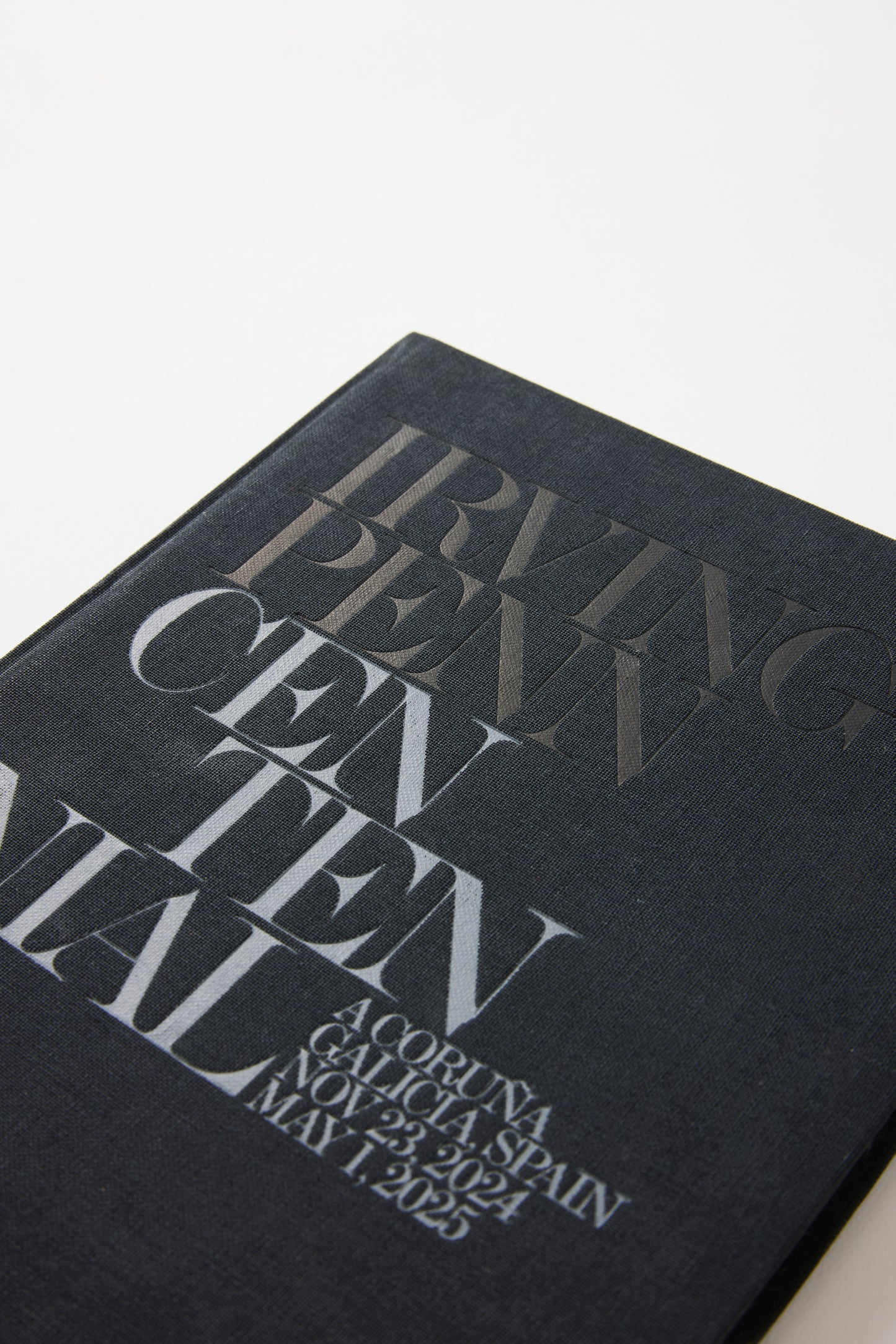 Irving Penn black canvas notebook