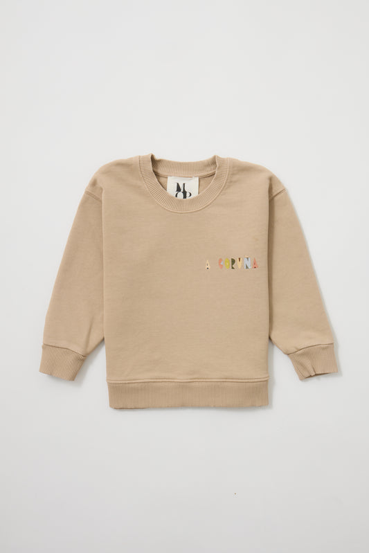 Sudadera infantil con debuxo "Silo"