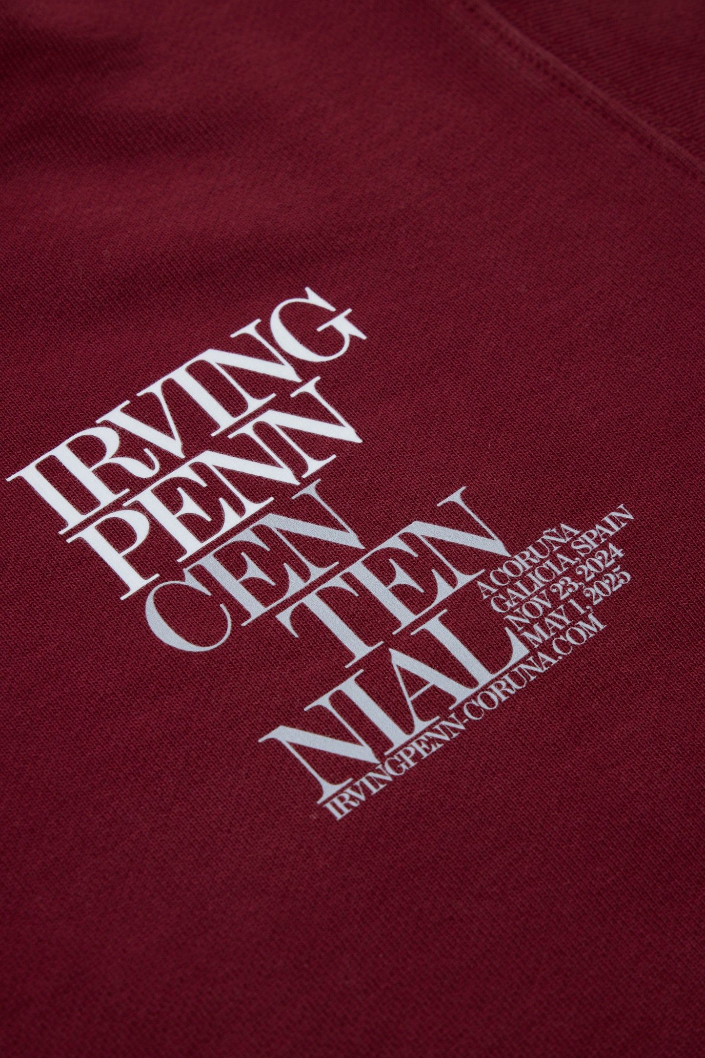 Sudadera infantil con texto "IRVING PENN".