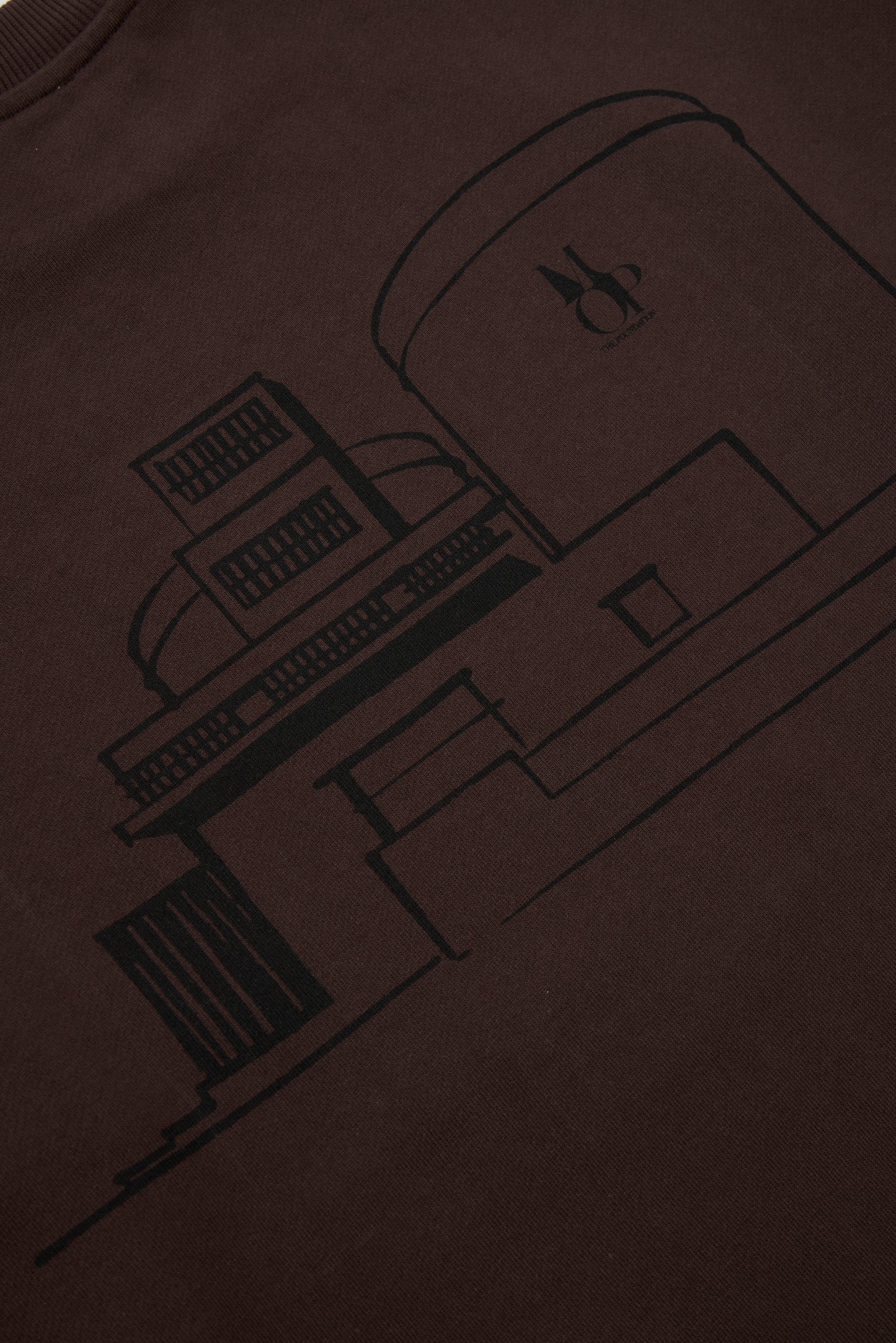 Brown adult sweatshirt "Silo"