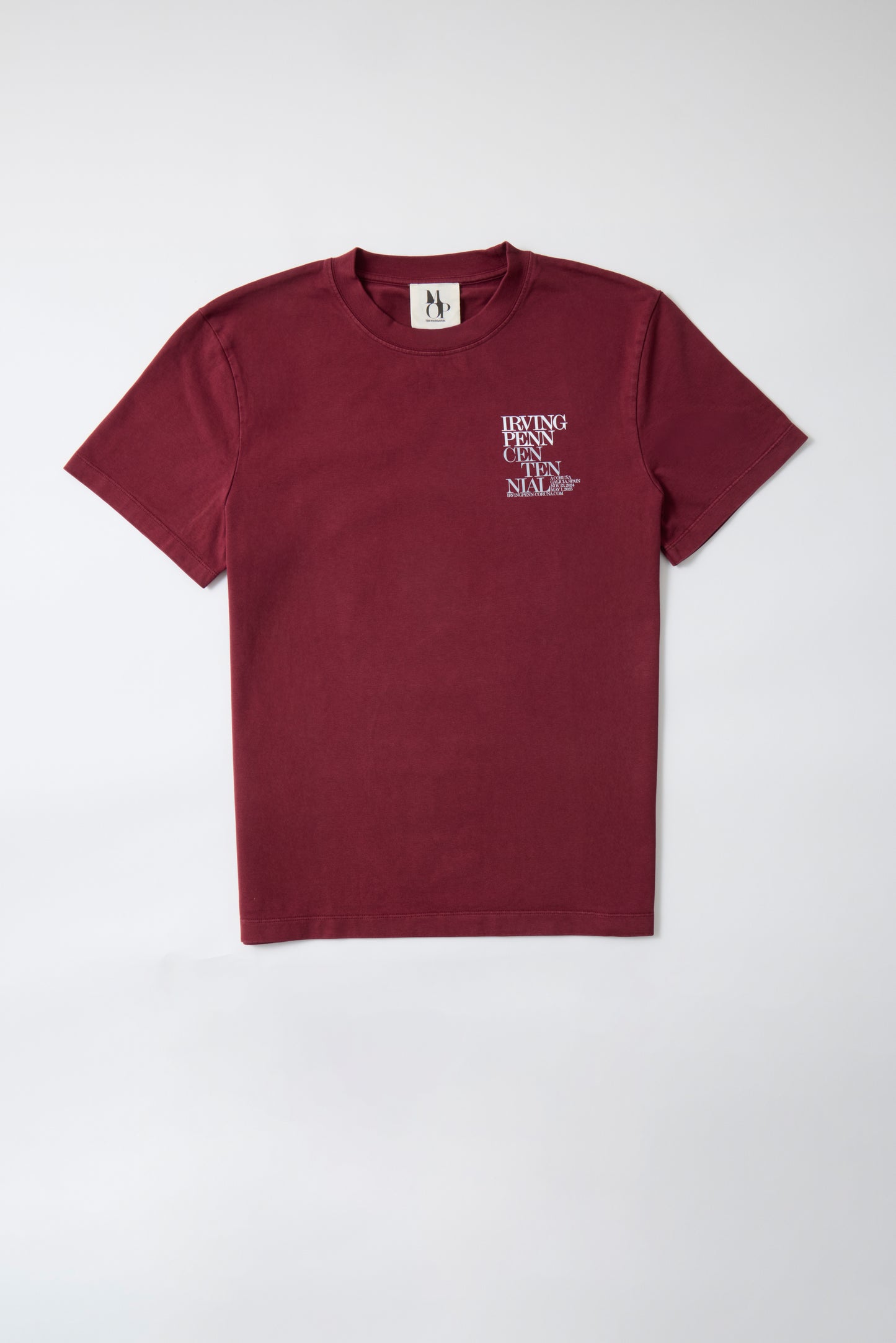 Camiseta granate "Irving Penn"