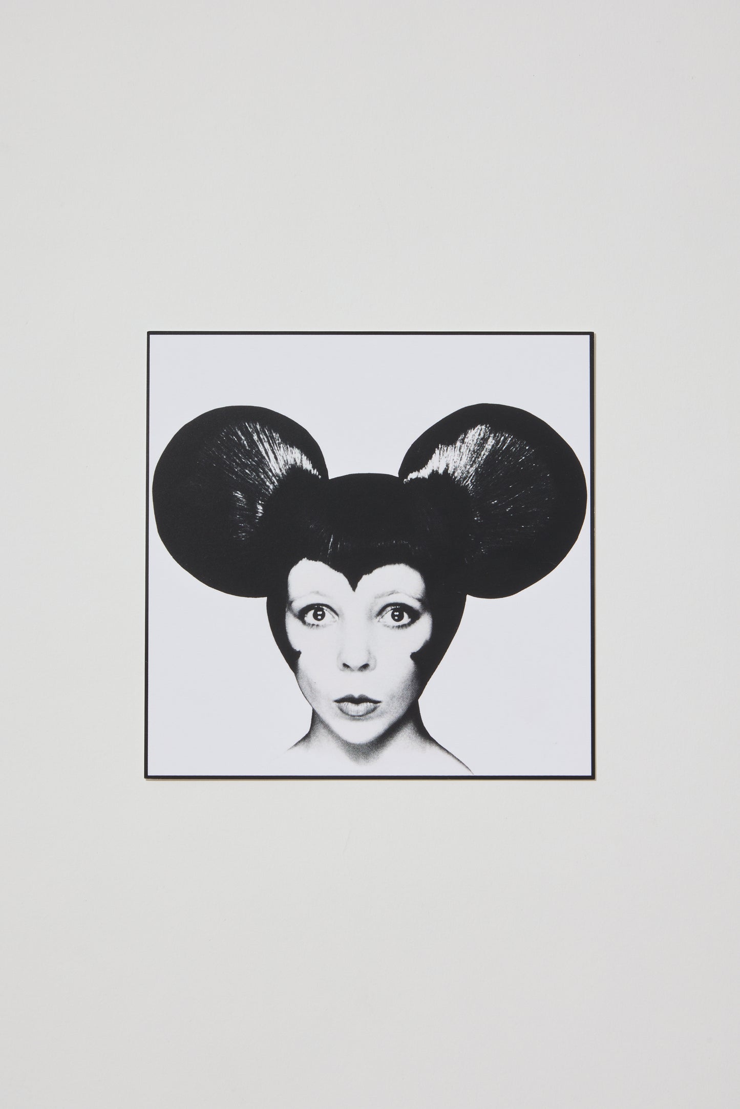 Penelope Tree as Mickey Mouse 1970 Postcard © David Bailey