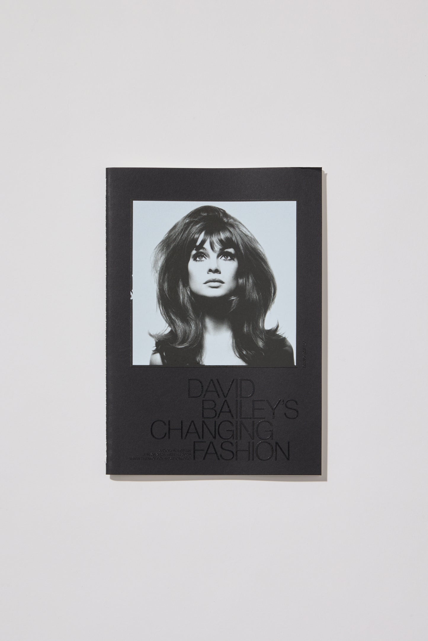 Sewn notebook Jean Shrimpton 1965