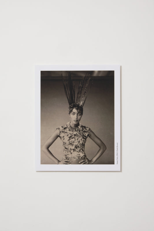 Postal Naomi, París 1996 © Paolo Roversi