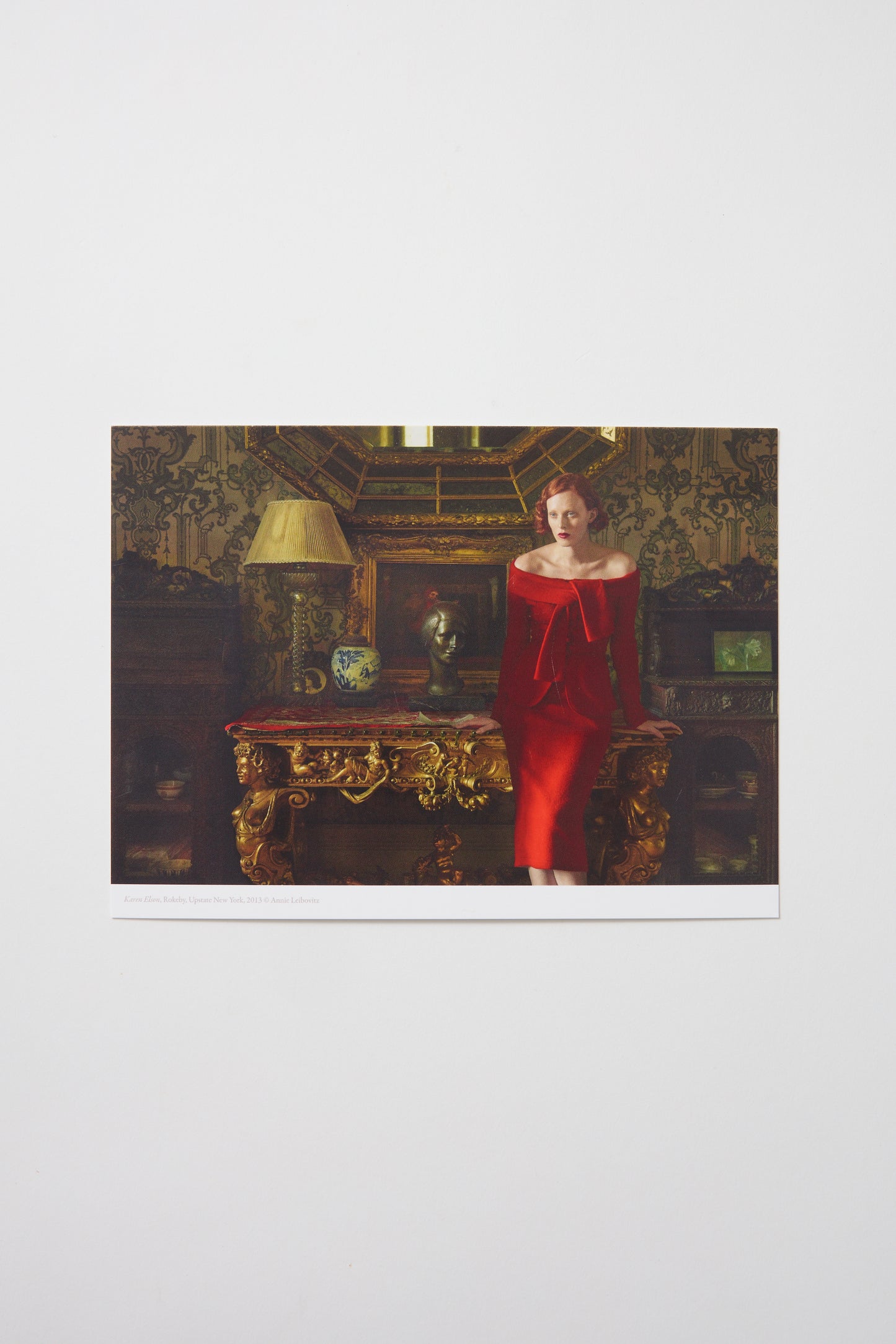 Postal grande Karen Elson Rokeby NY 2013 © Annie Leibovitz