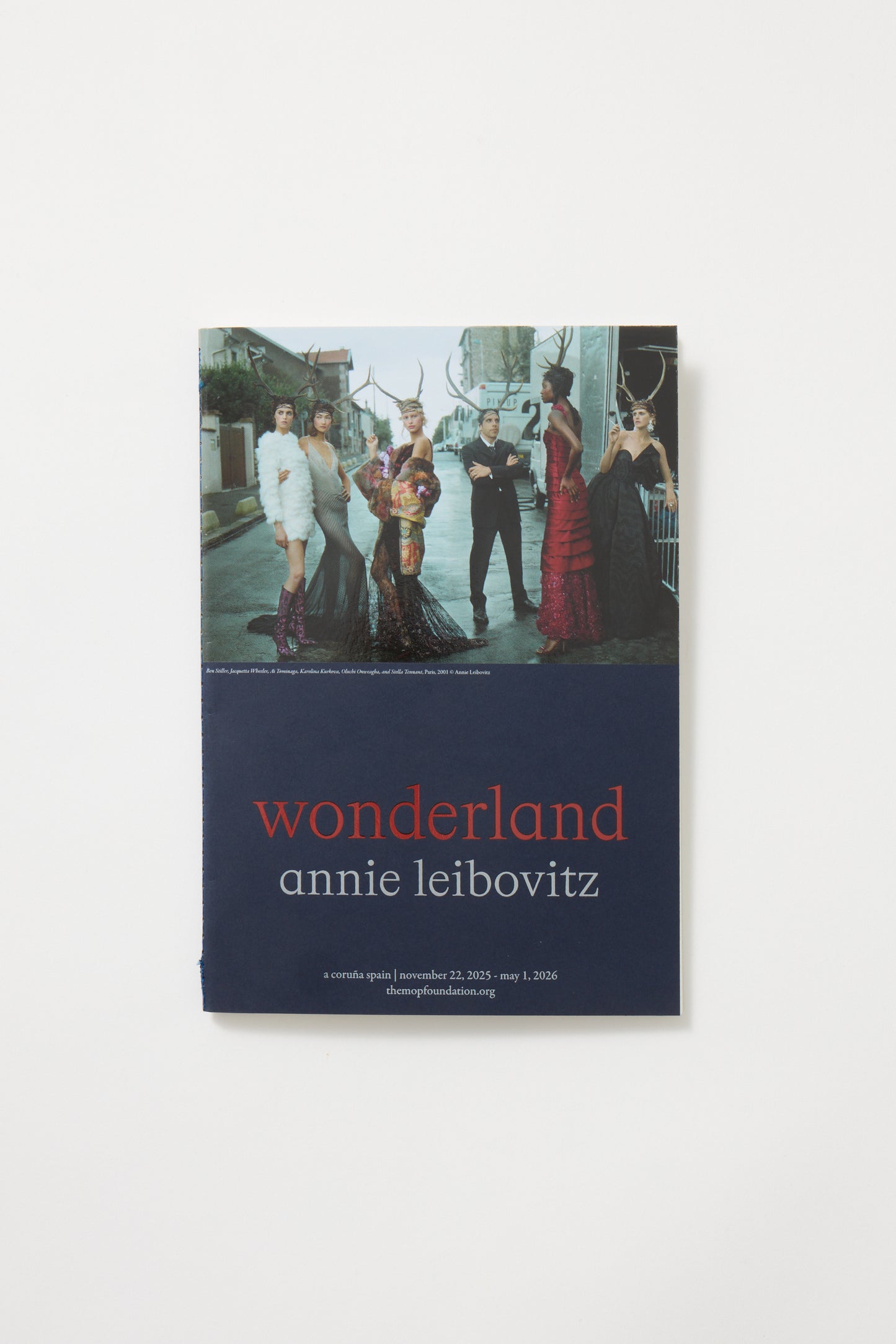 Ben Stiller notebook and Paris 2001 models © Annie Leibovitz