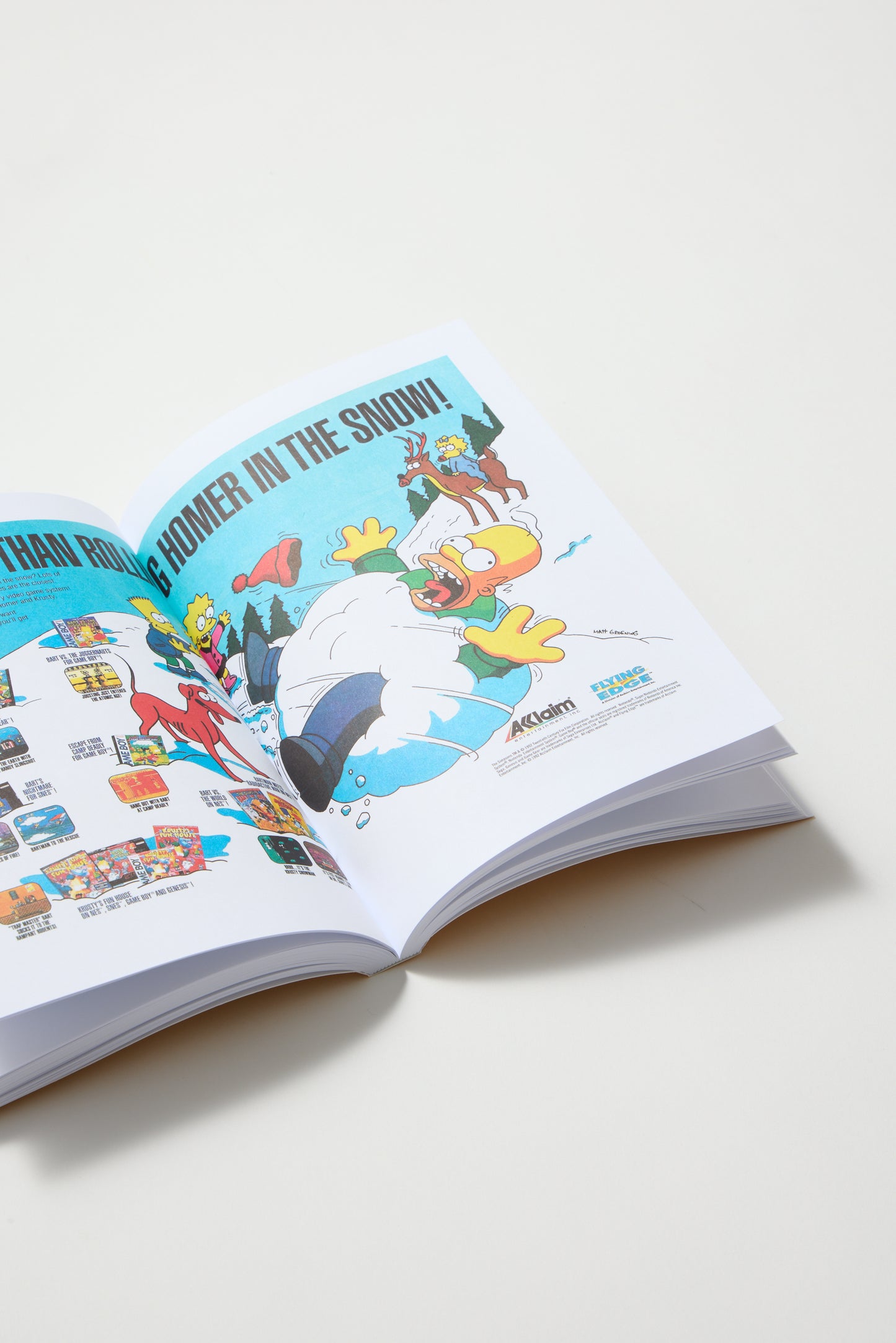 A Compendium Of Print Adversiting from The Simpson