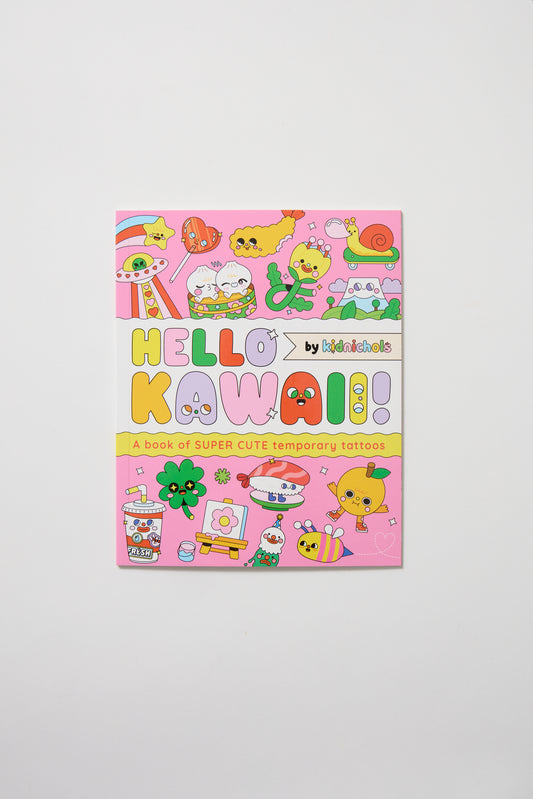 Hello Kawaii!: A book of super cute temporary tattoos