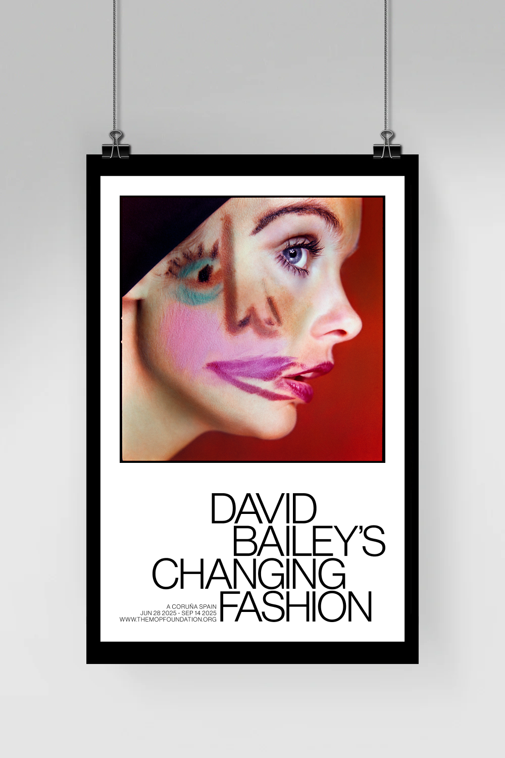 Design Print Jean Shrimpton David Hockney  © David Bailey