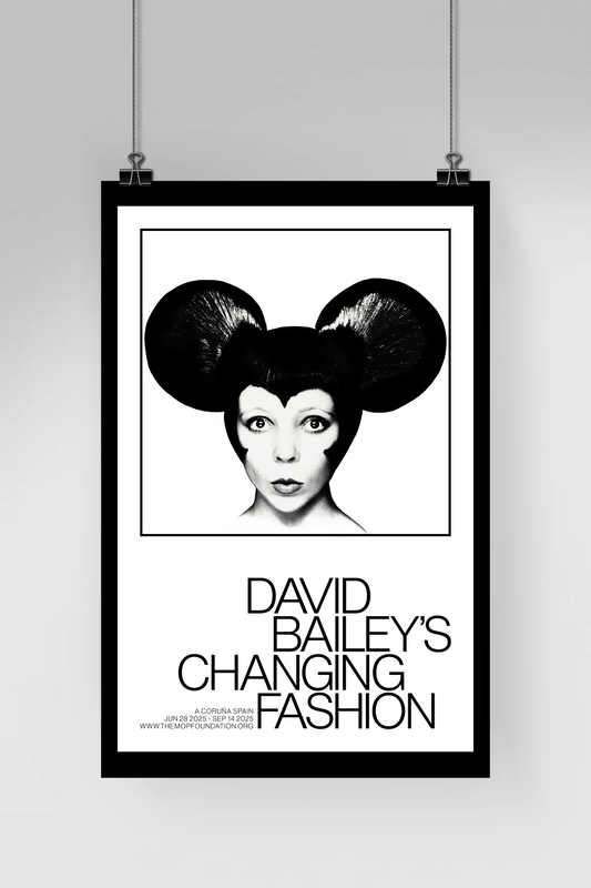 Desing print: Penelope Tree as Mickey Mouse 1970