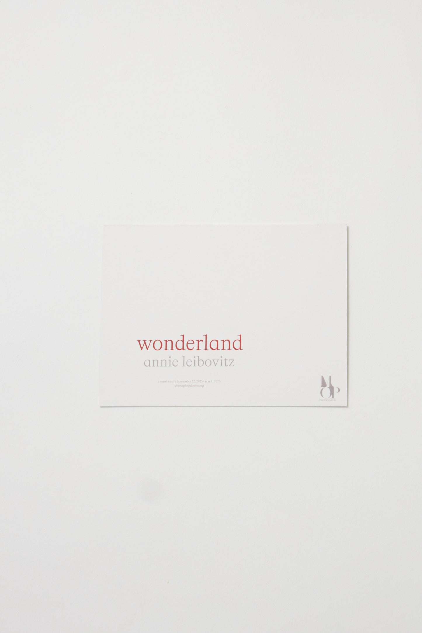 Postal pequeña Karen Elson Rokeby NY 2013 © Annie Leibovitz